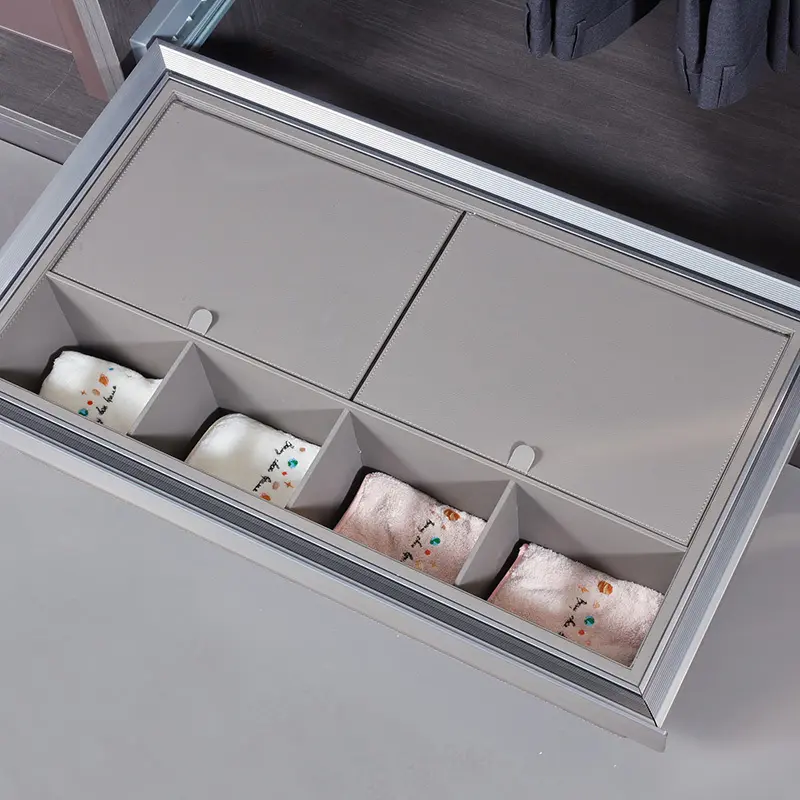 Leather clothing storage box  SH8128 1