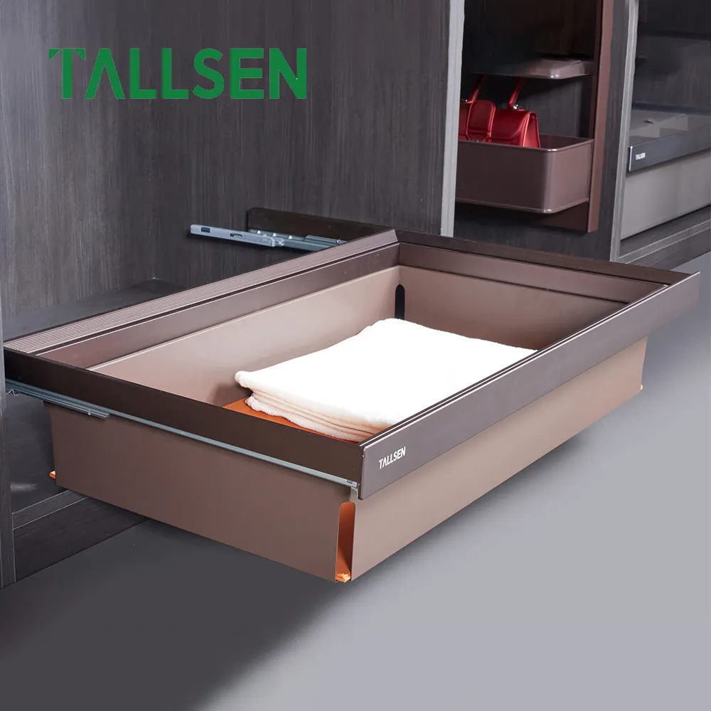 TALLSEN SH8124 Home closet hardware storage basket 1