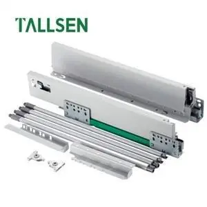 Factory Supply Triple Full Extension 450mm Length Concealed Drawer Slide 1