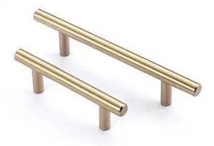 High Class Chrome/Black Furniture Hardware Cabinet Drawer Handle 1