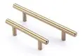 High Class Chrome/Black Furniture Hardware Cabinet Drawer Handle 1