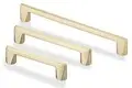 Plastic Film Coating Woodgrain Kitchen Cabinet Door Handle 1