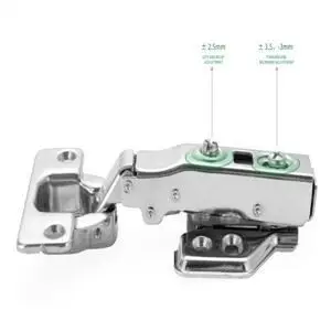 Hardware Fasten Flush Shower Door Furniture Iron Hinge (5*3*2.5mm Sub-mother) 1
