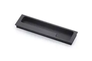 Cabinet Drawer Pulls Modern Matte Black Zinc Alloy 1
