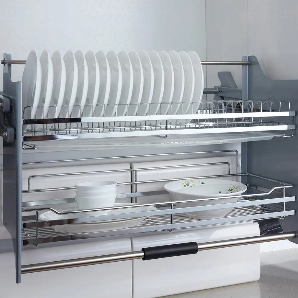 Effektiv oppbevaringsløsning med nedtrekkskurv for kjøkkenskap | Tallsen, image size:1000x1000