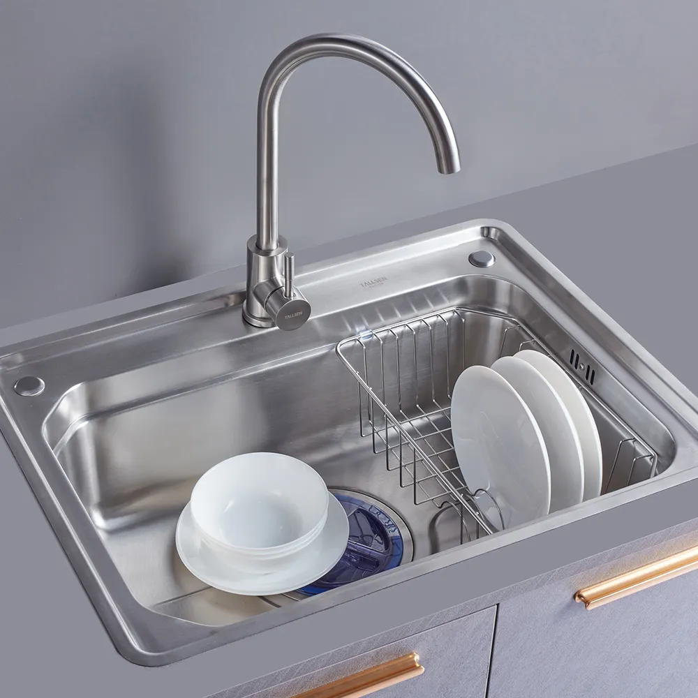 Pressed Stainless Steel Sink for Complete Kitchen Solution - 923219 1