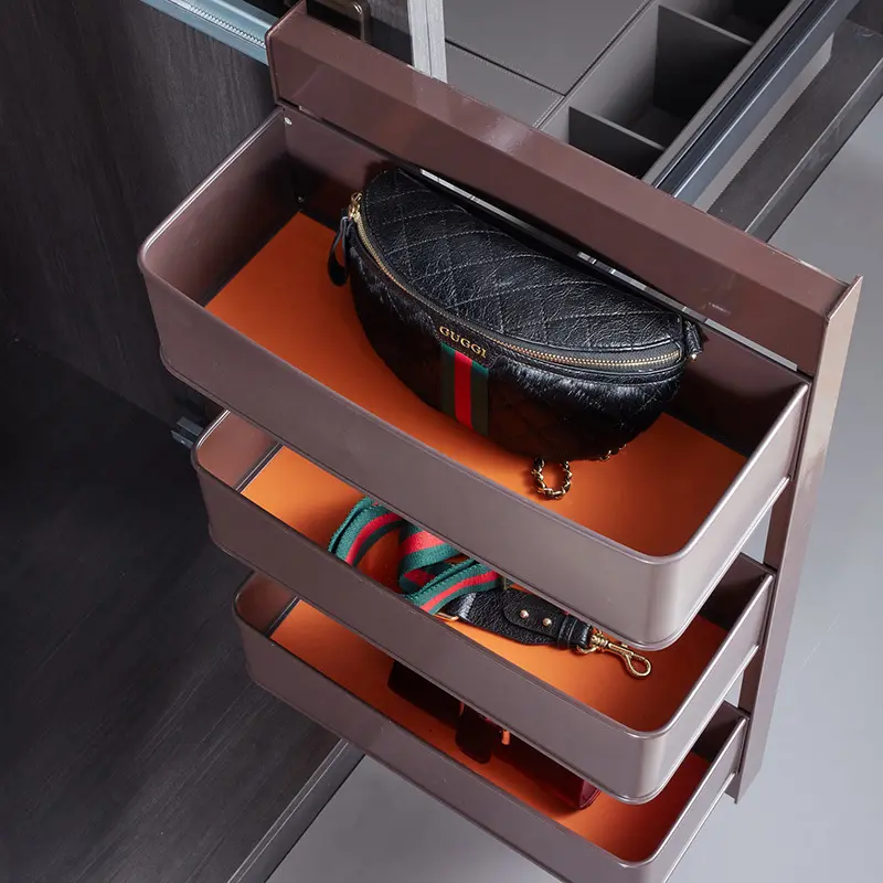 Wardrobe Accessories Three Layers Side storage basket SH8154 1