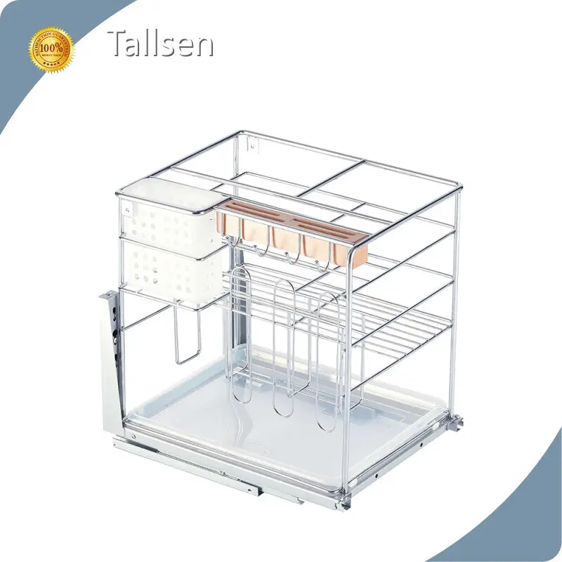 Tallsen Brand FOB Guangzhou Side Pull Out Basket Free Training Service Supplier 1