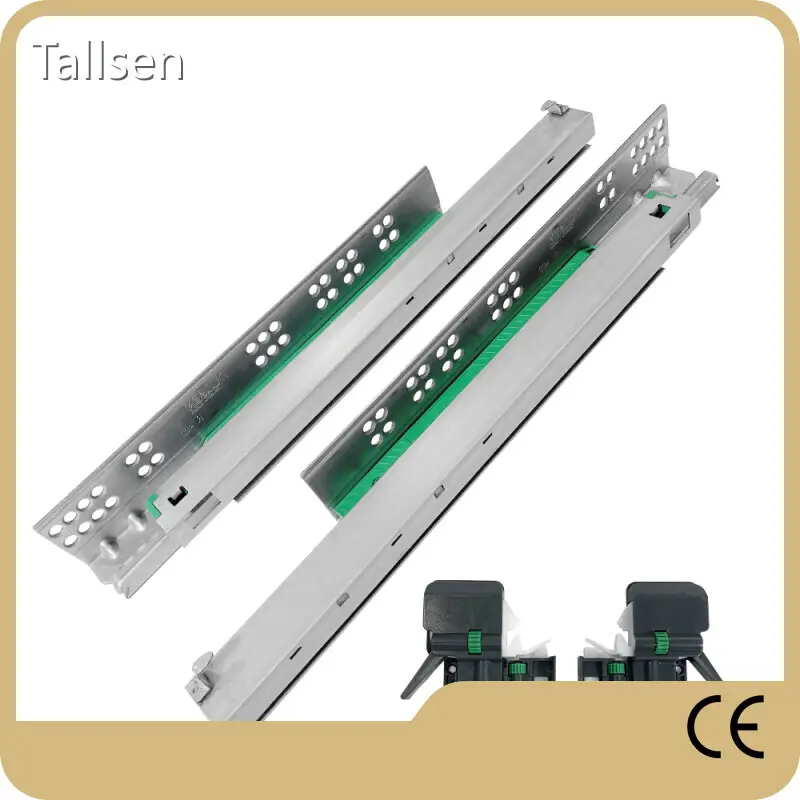 Tallsen Brand 20 Inch Soft Close Undermount Drawer Slides Factory SL4830 1