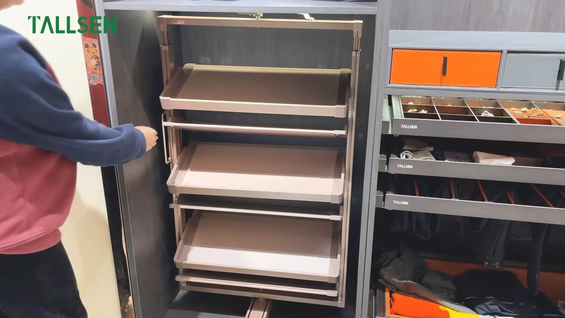 tallsen Flerlags justerbar roterende skostativ SH8149, image size:1920x1080