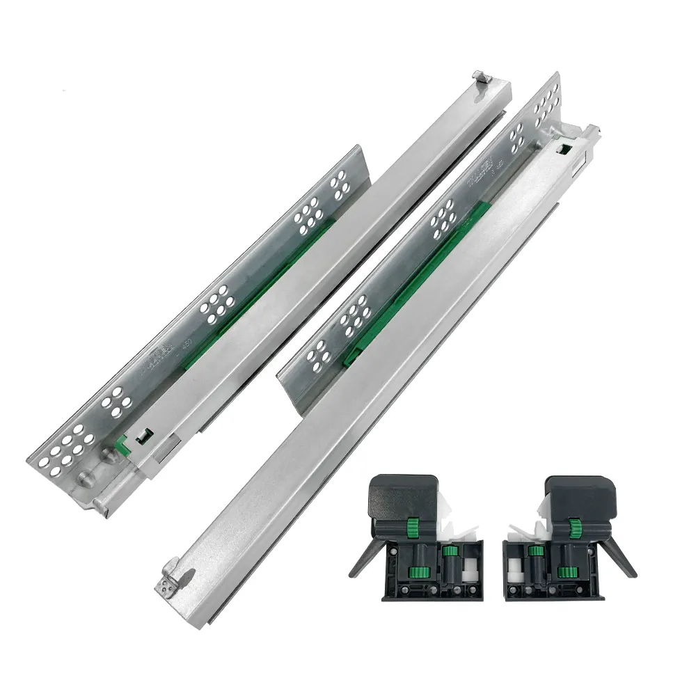 Tallsen SL4342 Full Extension Push To Open Hidden Drawer Slides 1