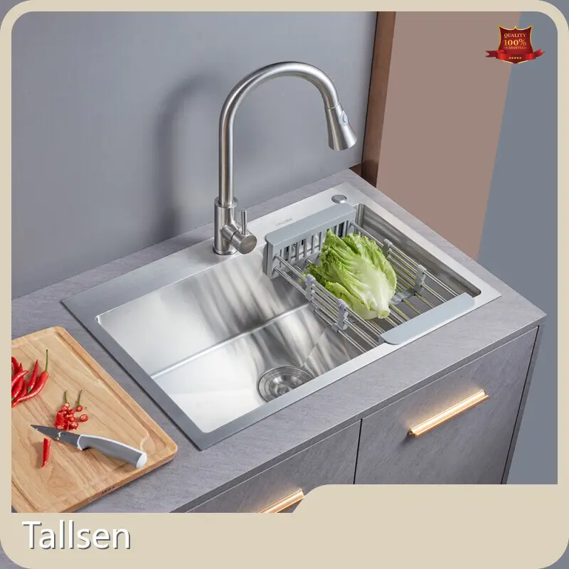 White Kitchen Sink Free Training Service Tallsen 1