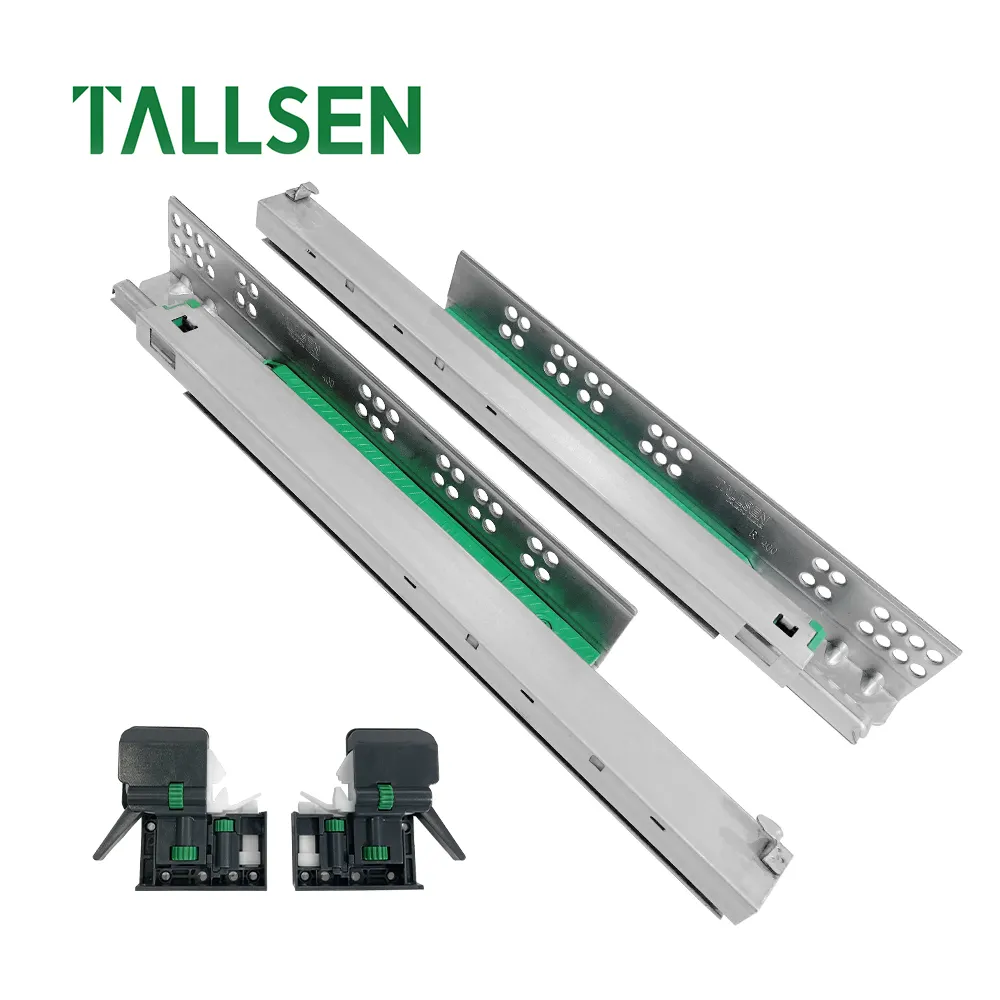 Tallsen SL4730 Synchronized Bolt Locking Hidden 3D Switch Drawer Slides 1