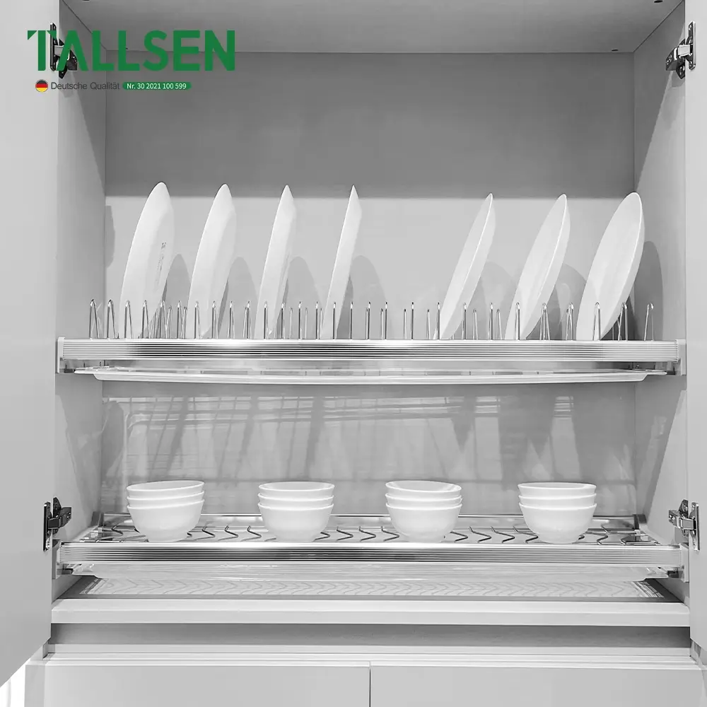 Effektiv oppbevaringsløsning med nedtrekkskurv for kjøkkenskap | Tallsen, image size:1000x1000