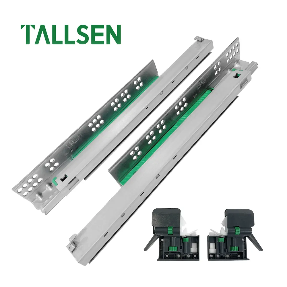 Tallsen SL4830 ແລ່ນພ້ອມກັນເປີດປິດບັງ Undermount Runner 1