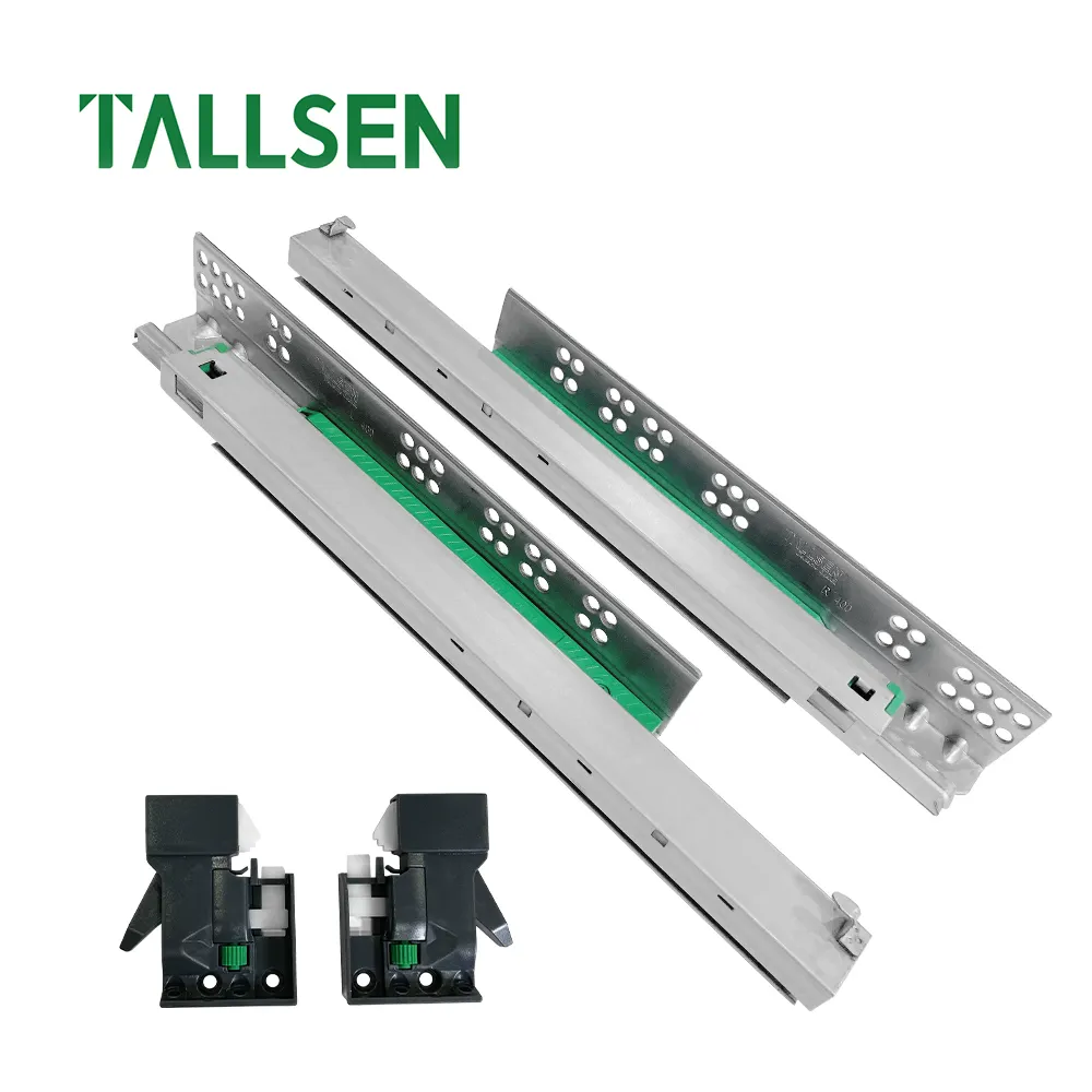 Tallsen SL4720 Synchronized Bolt Locking Hidden 1D Switch Drawer Slides 1