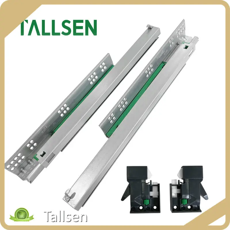 Center Undermount Drawer Slides Full Extension Soft Closing Undermount Drawer Slides Wholesale - Tallsen 1