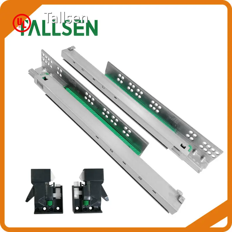 21 Inch Undermount Drawer Slides Full Extension Push to Open Undermount Drawer Slides Wholesale - Tallsen 1