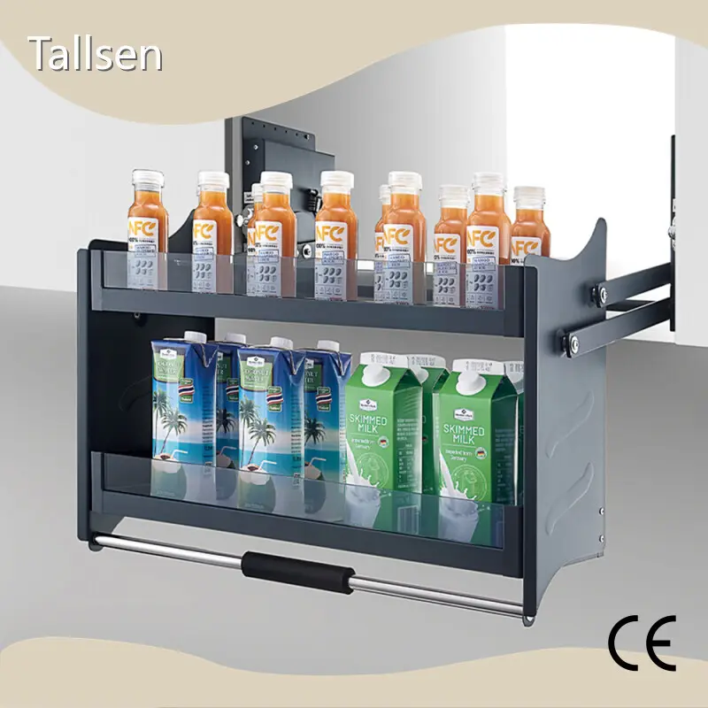 Wine Rack Pull Down Baskets for Kitchen Cupboards PO6169 TT Full Payment Before Shipment (30% in Advance Solutions 1