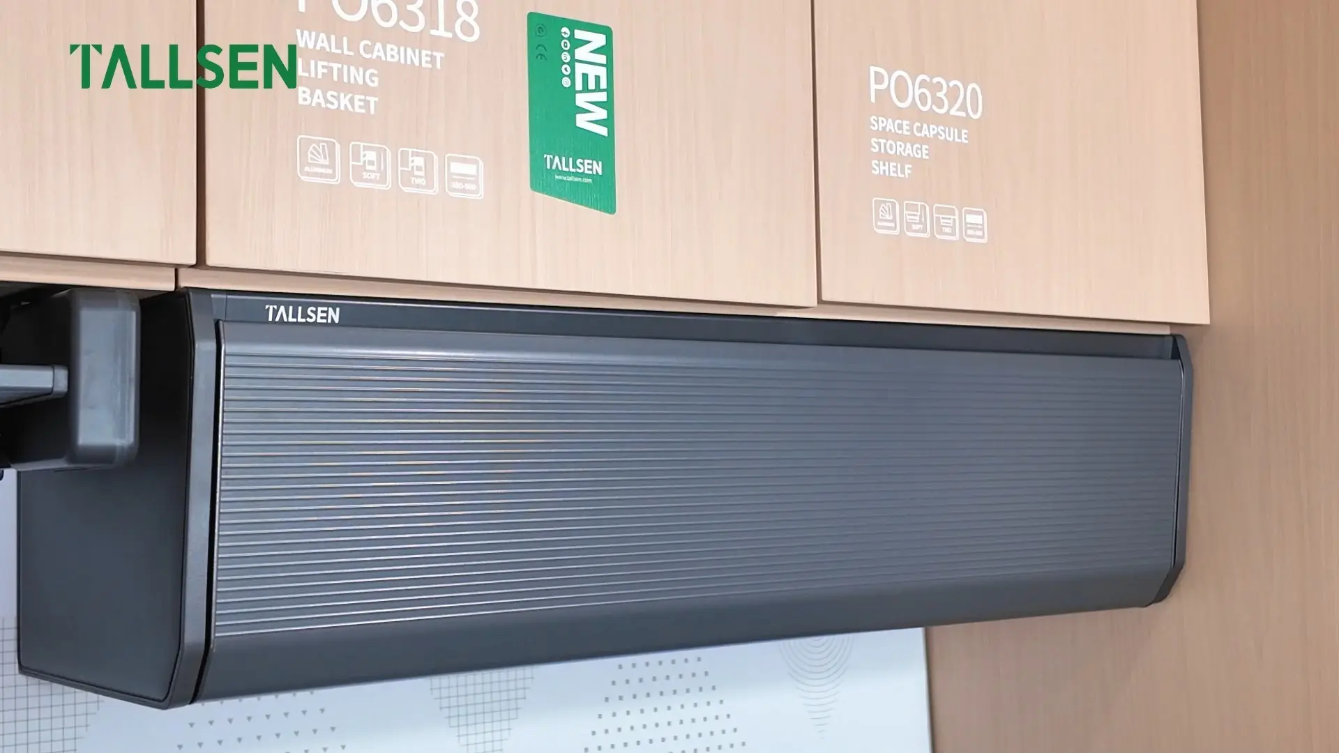 टॅल्सन PO6320 हँगिंग कॅबिनेट हाय कॅबिनेट सिरीज स्पेस कॅप्सूल स्टोरेज शेल्फ 1