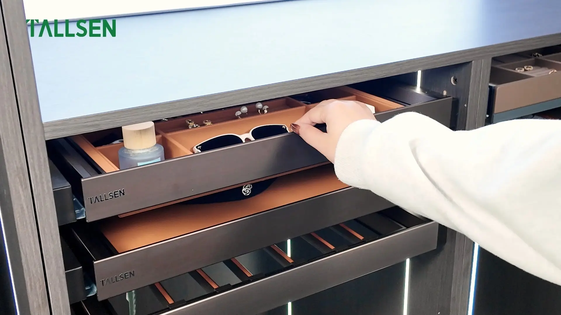 TALLSEN SH8130 Multifunkcionalna kutija za odlaganje pribora serije Starbuck 1