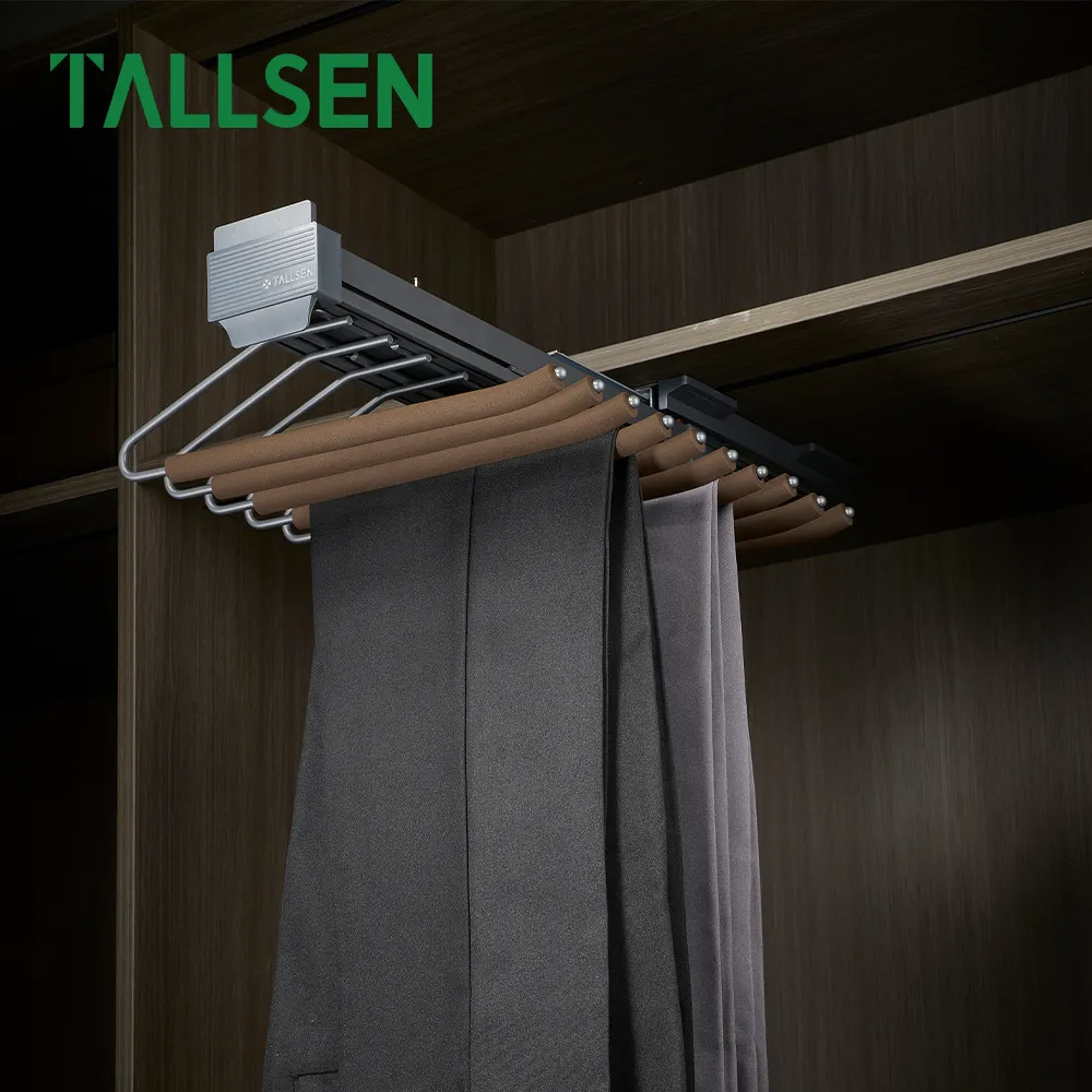 SH8288 Top Mounted Single Row Trousers Rack 1