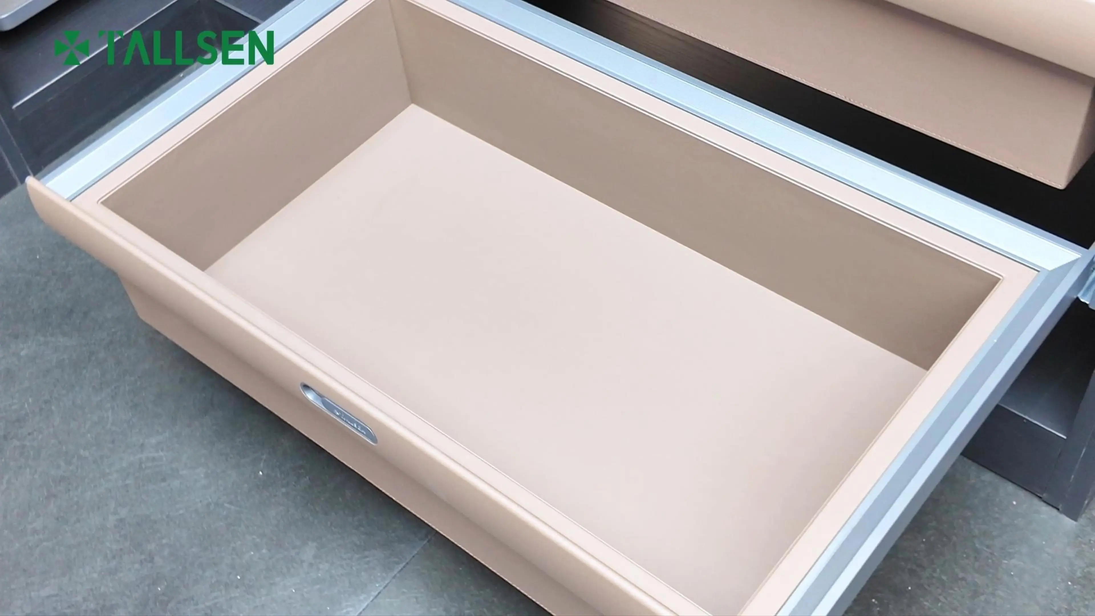 SH8221 Deep Leather Basket Premium Leather Texture 1